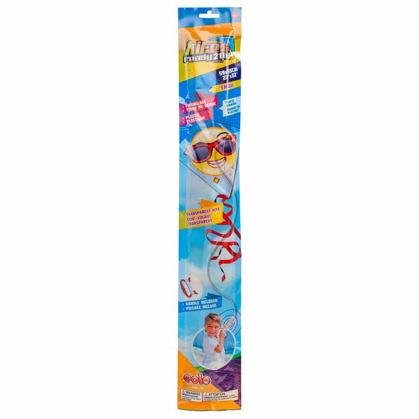 Color Beach Papagaio de Plástico em Forma de Diamante 59x55 cm Emoji