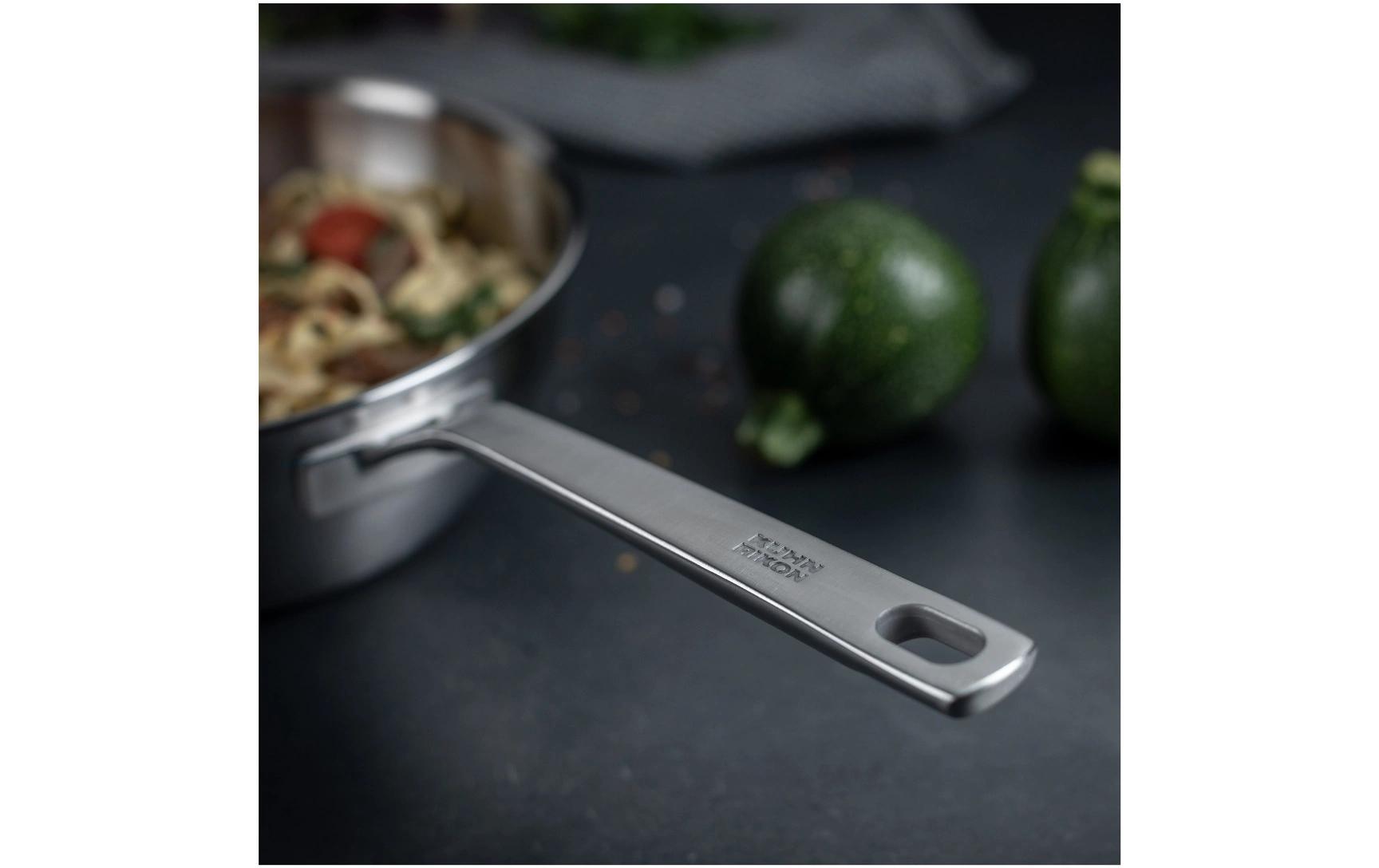 Sauteuse Culinary Fiveply Ø 24 cm<br>Unbeschichtete Schwenkpfanne aus 5-PLY Mehrschichtmaterial