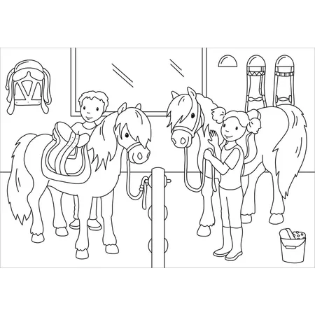 Tessloff Mein schönstes Malbuch. Ponyhof