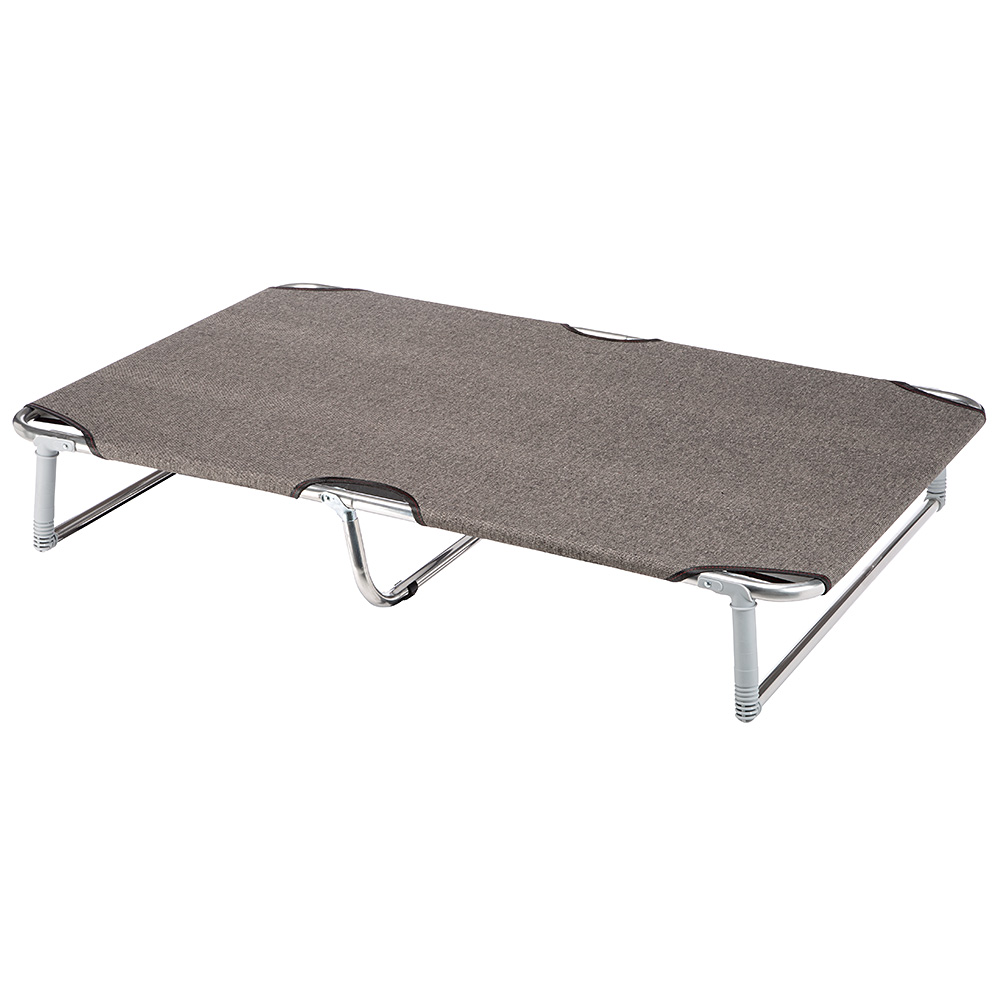 Ferplast lit pliable pour chiens dream 115, avec structure solide en aluminium avec élastiques renforcés, toile en tissu, 119 x 79