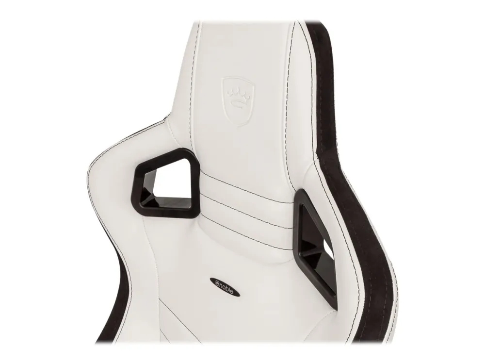 noblechairs Epic, Polstret sæde, Polstret ryglæn, Sort, Hvid