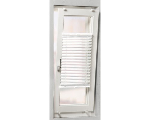 Soluna aluminium jaloezie met zijspanning, wit, 70x130 cm