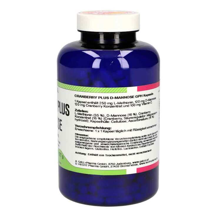Cranberry Plus D-Mannose GPH Kapseln, 180 St