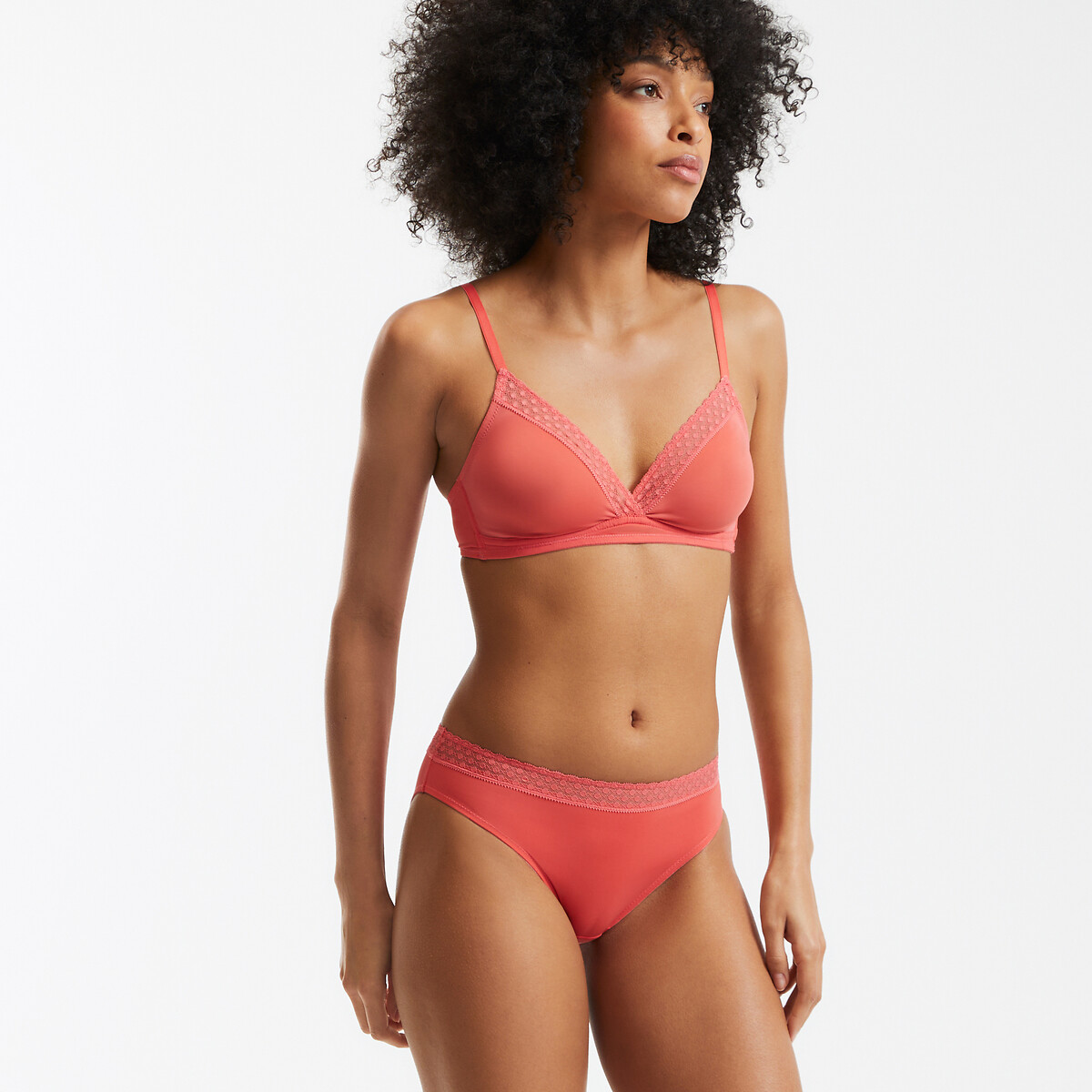 COLEÇÕES LA REDOUTE<br>Conjunto de 2 slips em microvezels