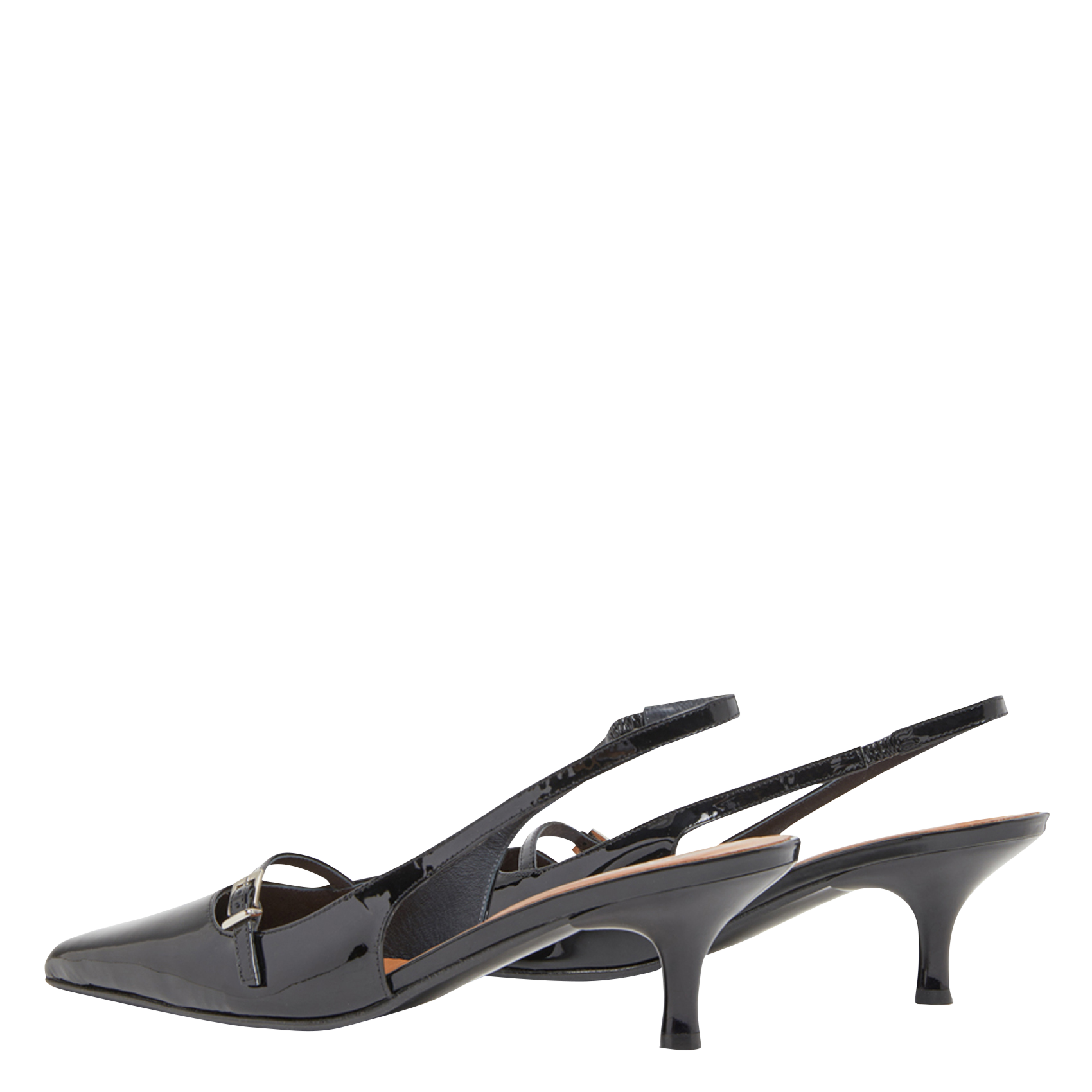 DAMOISELLE - Escarpins en cuir vernis | Noir