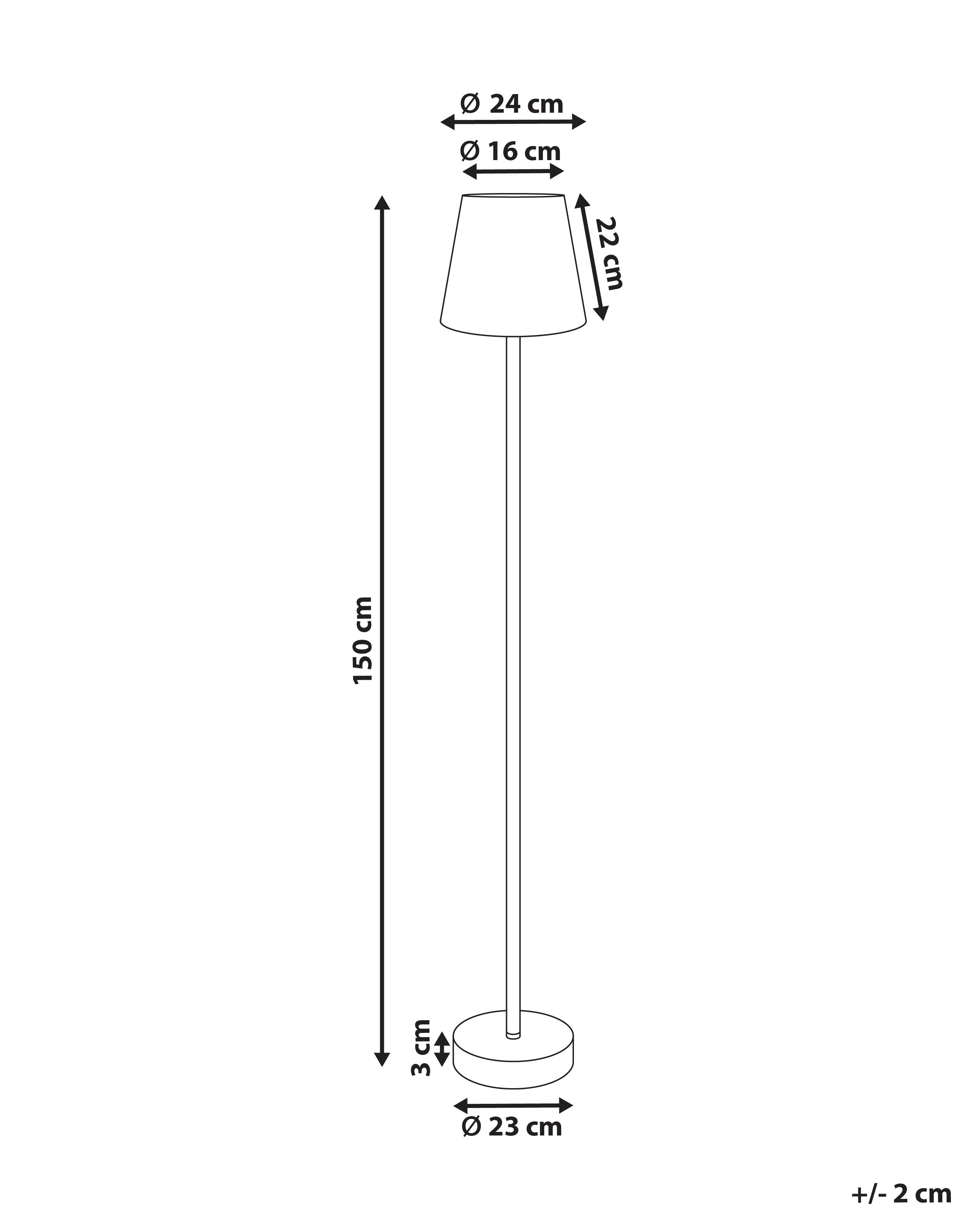 Staande lamp HANGER Metaal Bruin
