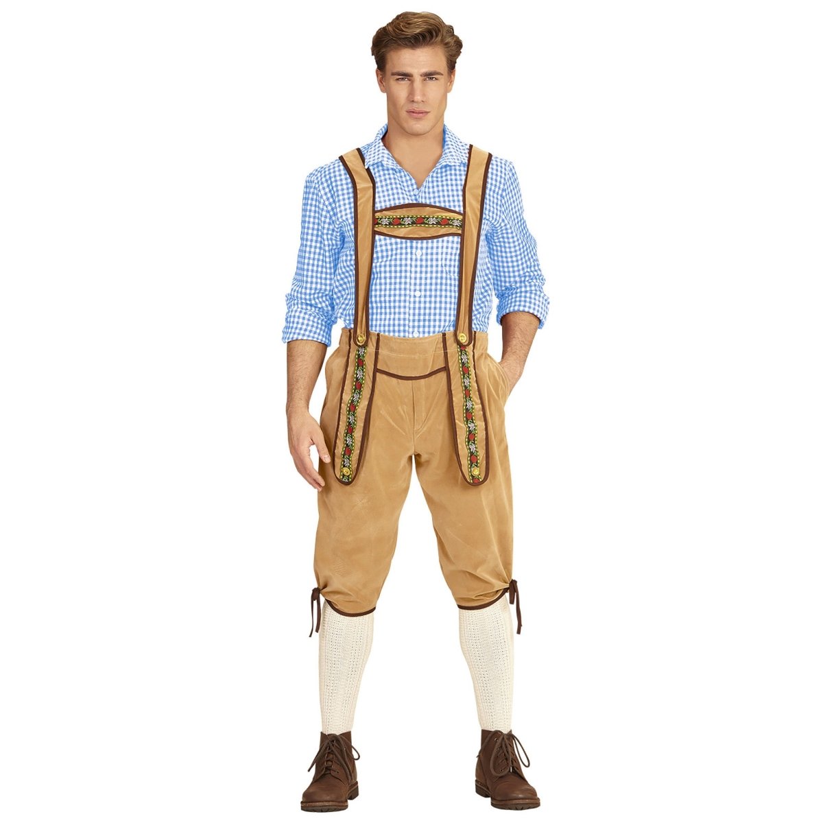 Lederhose Beige Heren