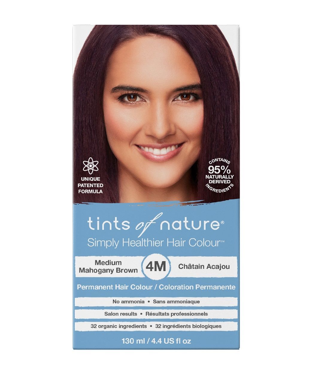 Tints of Nature Medium Mahogny Brown 4M