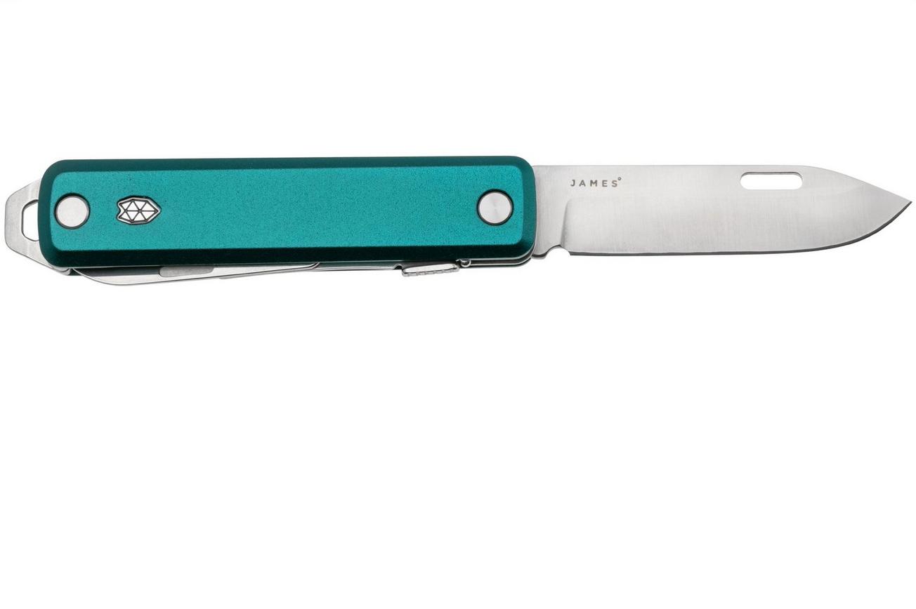 The James Brand The Ellis Scissors, Emerald Aluminum, Stainless KN119248-00 zakmes