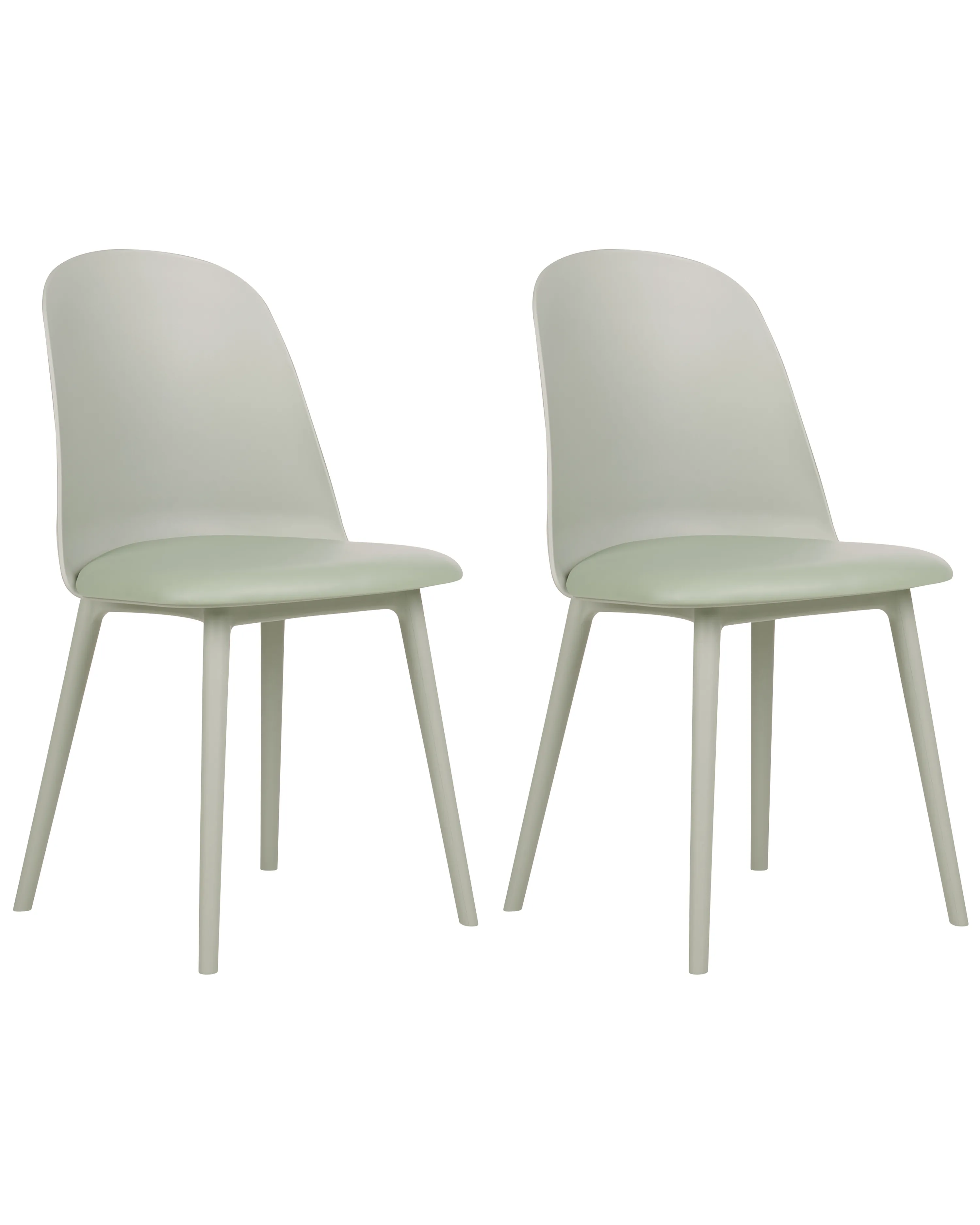 Set van 2 eetkamerstoelen FOMBY Lichtgroen
