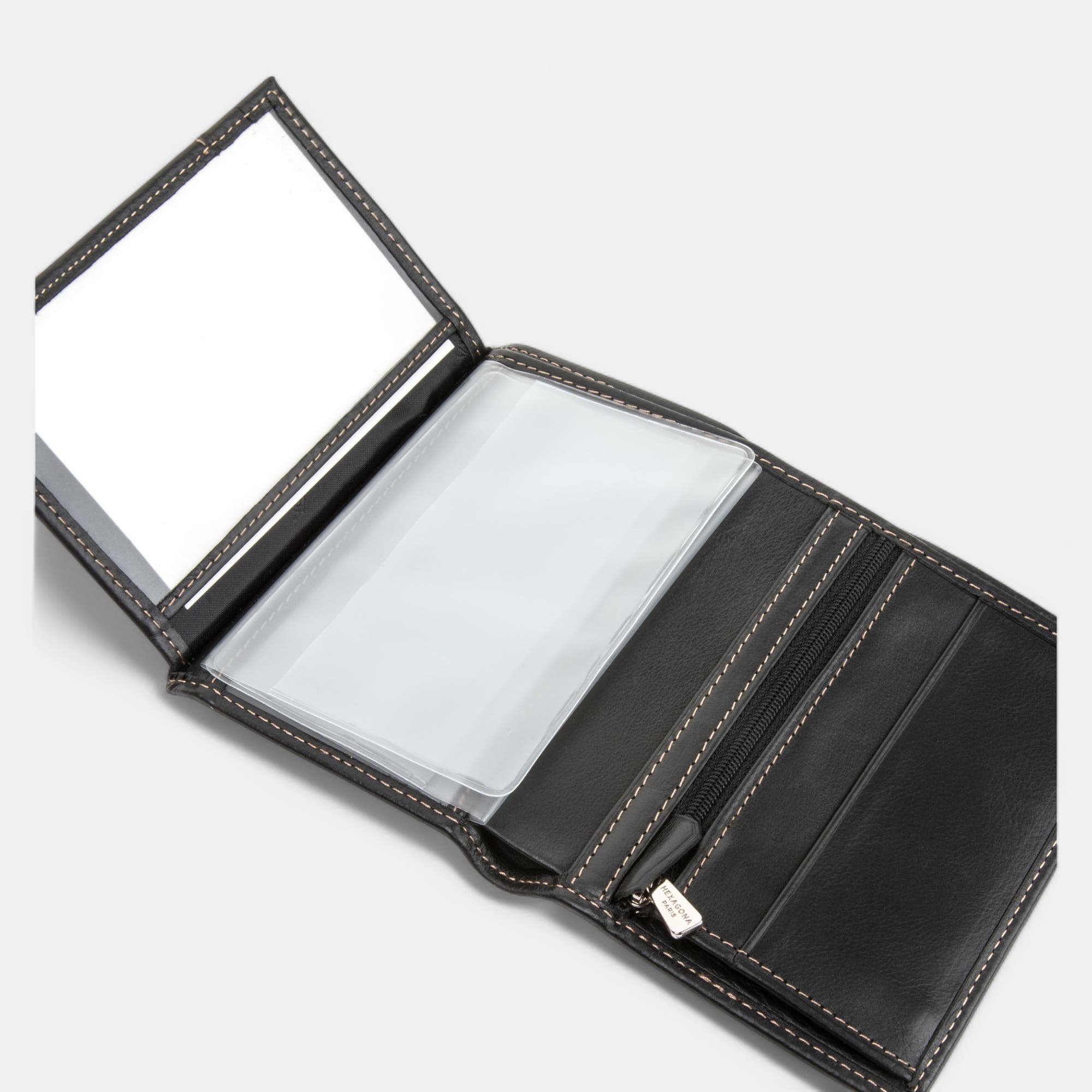 Petite maroquinerie en cuir noir