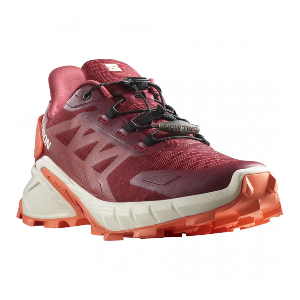 Salomon SUPERCROSS 4 W - Chaussures trail Femme syrah/ashes of roses/coral