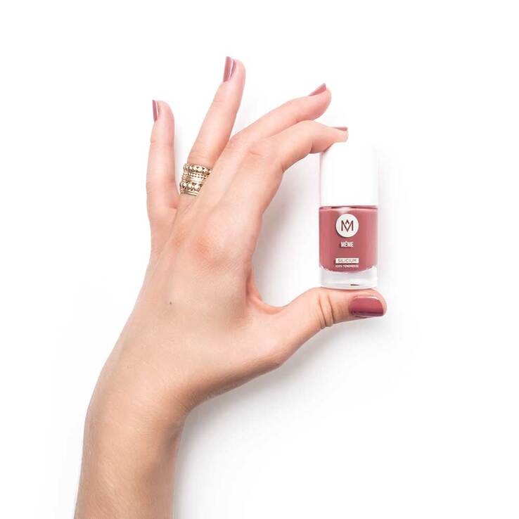 Meme Nagellack mit Silicium rosenholz 07, 10 ml