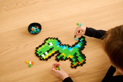 Plus-Plus Puzzle By Number Byggesett T-Rex 250 Deler