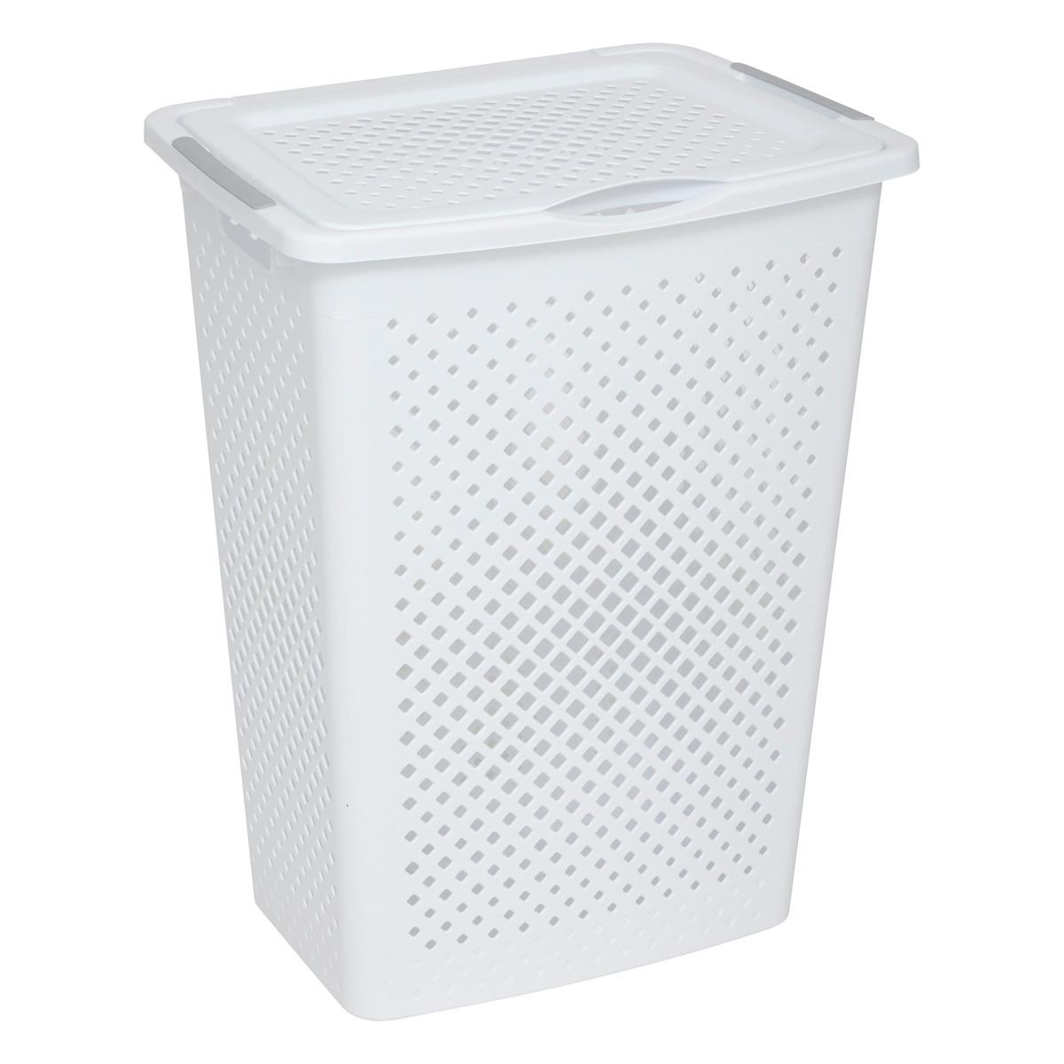 COFFRE A LINGE 55L BLANC