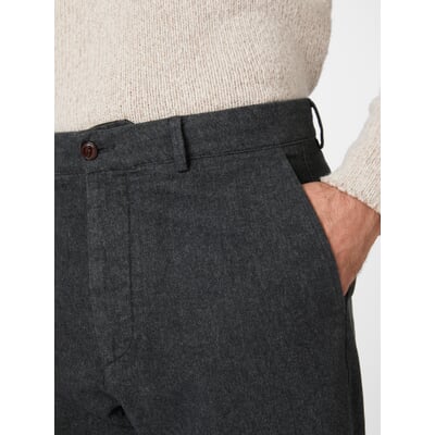 Herrenhose Moleskin, Graumelange