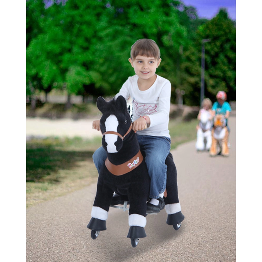 PonyCycle® Black mit Bremse und Sound - klein
