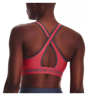 Brassière Under Armour Crossback Mid Orange / Bleu Femme