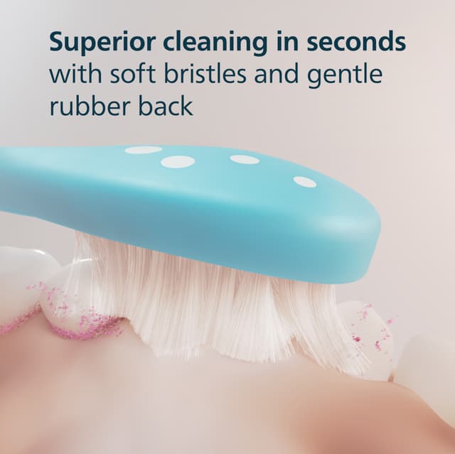 Philips Sonicare tandbørstehoved til børn HX6042/90 (hvid)