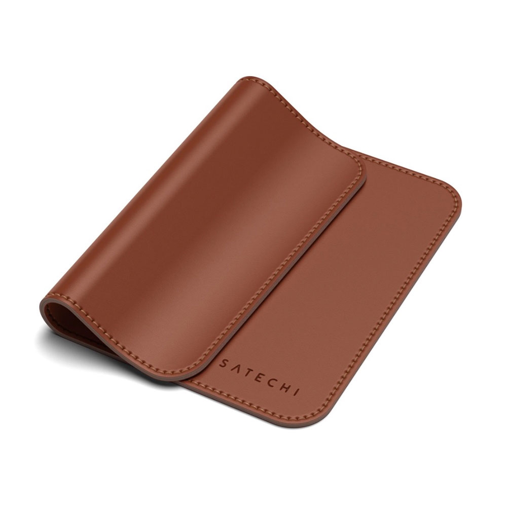 (25x19cm) Eco-Leather Mauspad Anti-Rutsch PC Mausmatte (ST-ELMPN) - Braun