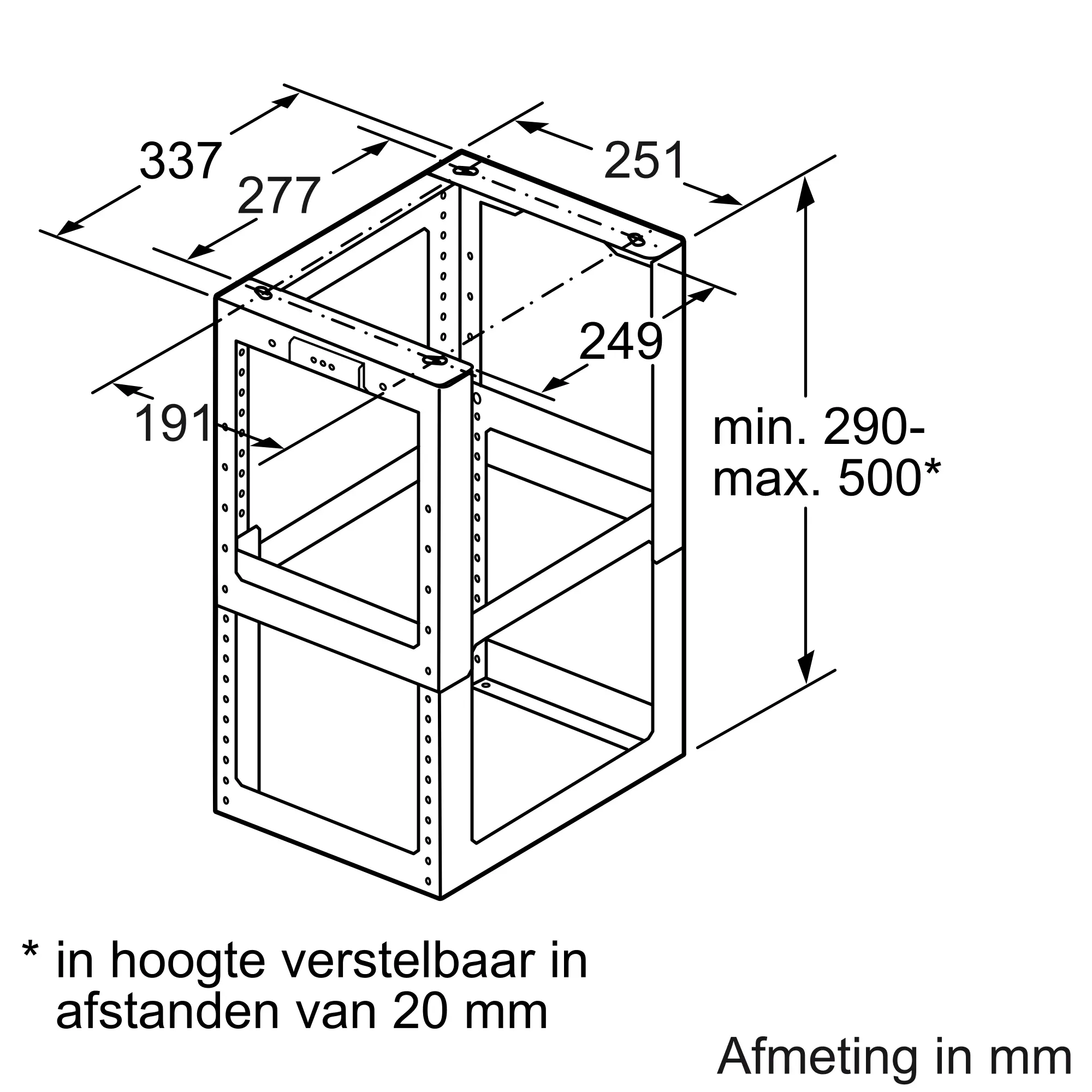 Uitbreiding voor montagekit 500 mm DHZ1251 • 00704640
