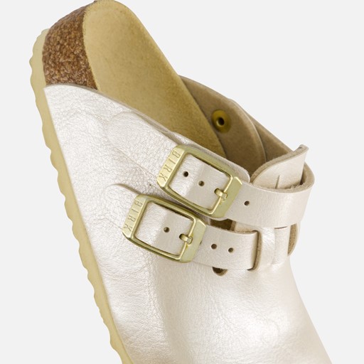 Birkenstock Kay Clogs Sandalen wit Leer