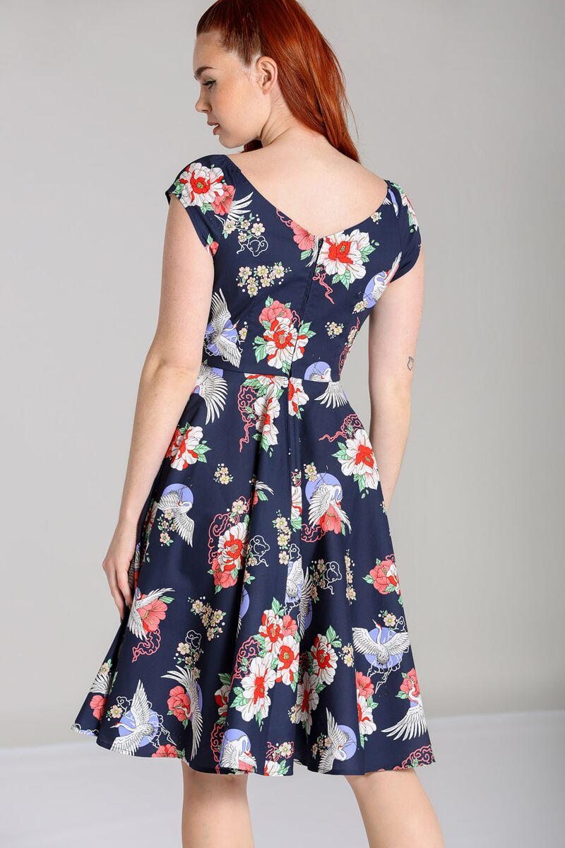 Misa Midi Dress | Hell Bunny Robe mi-longue