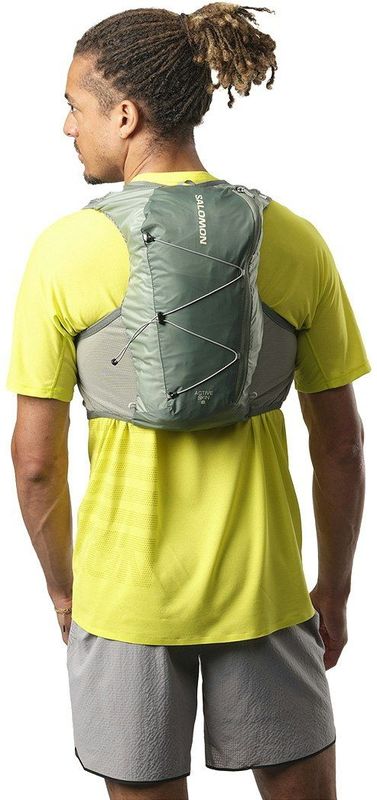 Salomon - Active Skin 8 - Hydratatietas - Khaki - Inclusief Flesjes