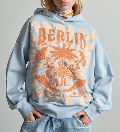 Lala Berlin H?ttetr?je - Irina - Sunset Palm Cashmere Blue