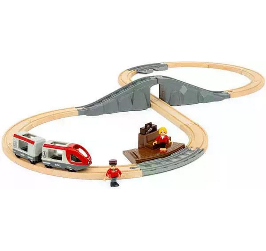 BRIO World Starter Travel Train SetZugset aus 22 Teilen