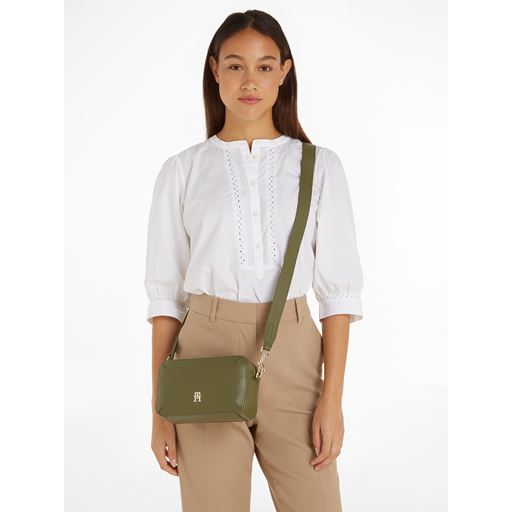 Tommy Hilfiger Chic Camera Crossover Taske, Utility Olive