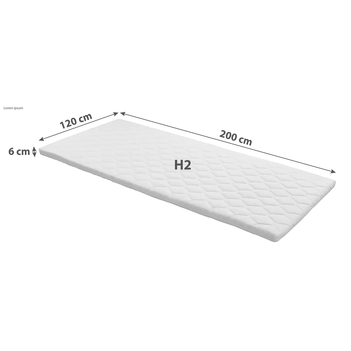 Topper Beta 120 x 200 weiss