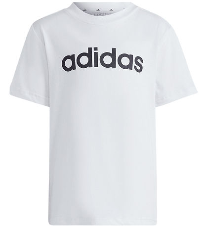 adidas Performance T-Shirt - LK Linen CO Tee - Weiß/Schwarz