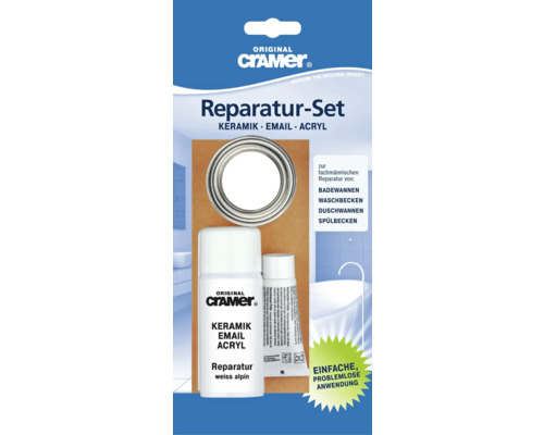 Cramer reparatieset voor keuken en badkamer, wit