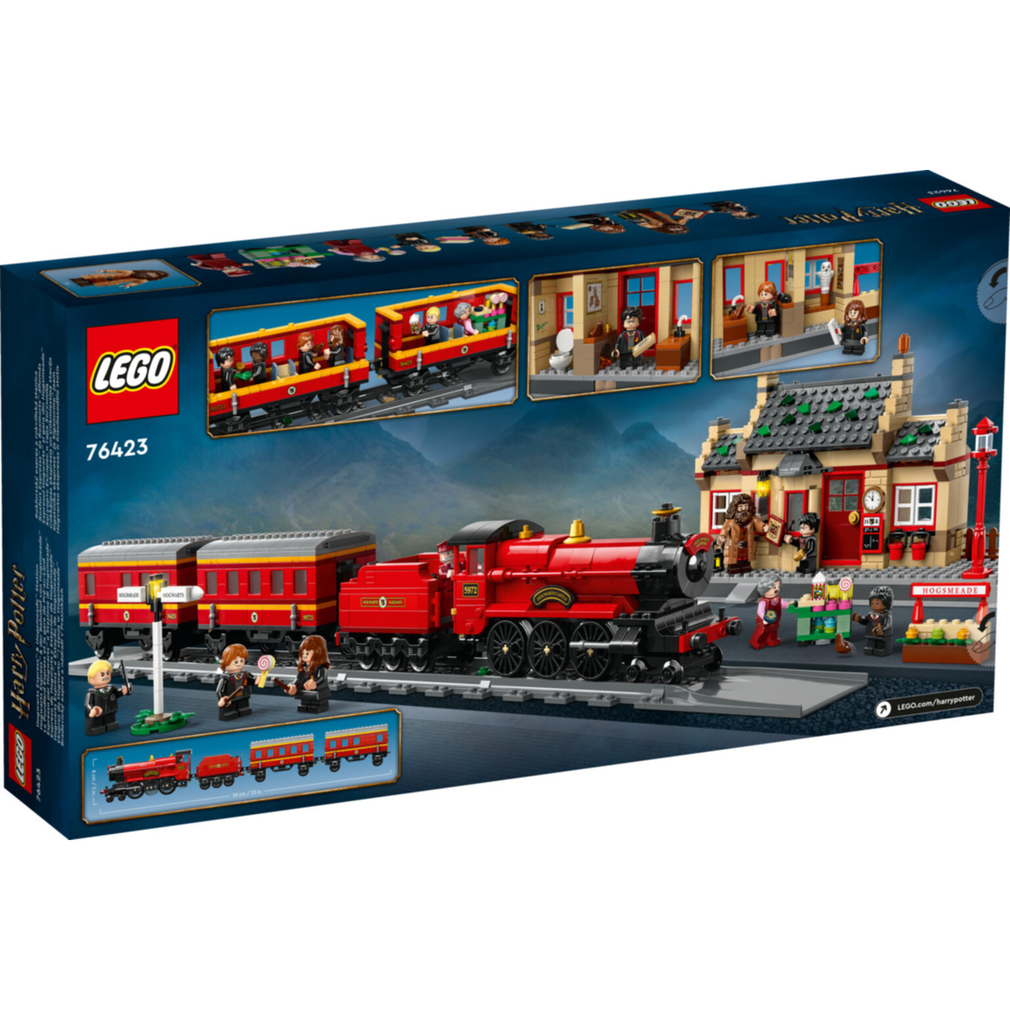 LEGO® Harry Potter™ 76423 Hogwarts Express™ & der Bahnhof von Hogsmeade™ (LEGO® Rare Set)