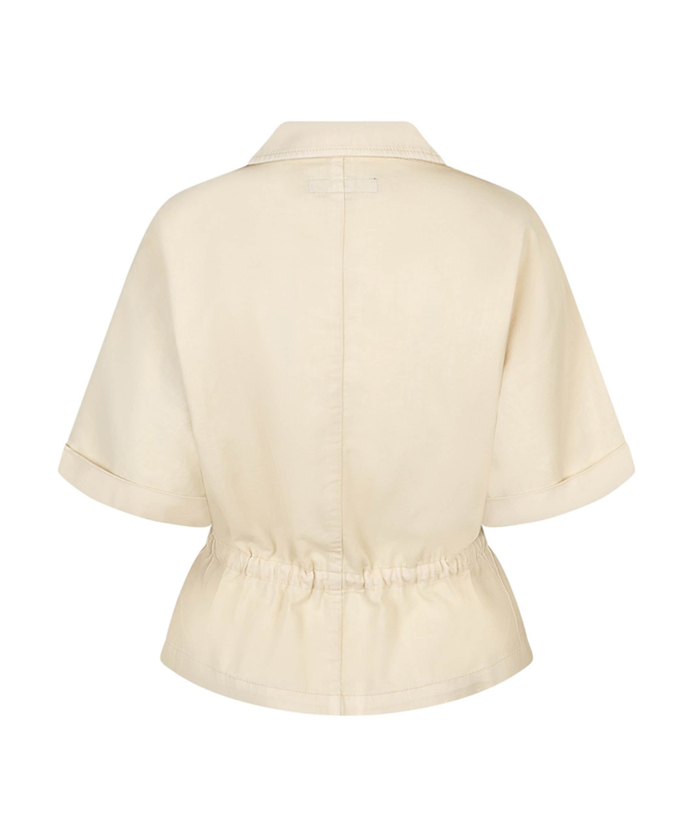 Red Button Dames blouse beige