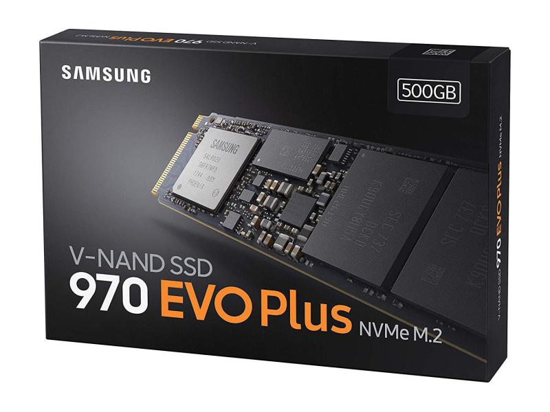 Samsung SSD 970 EVO Plus NVMe M.2 2280 NVMe 500 GB M.2 2280-Solid State Drive mit 500 GB