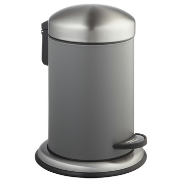 Atlantic Pedaalemmer 3 Liter rond Grijs