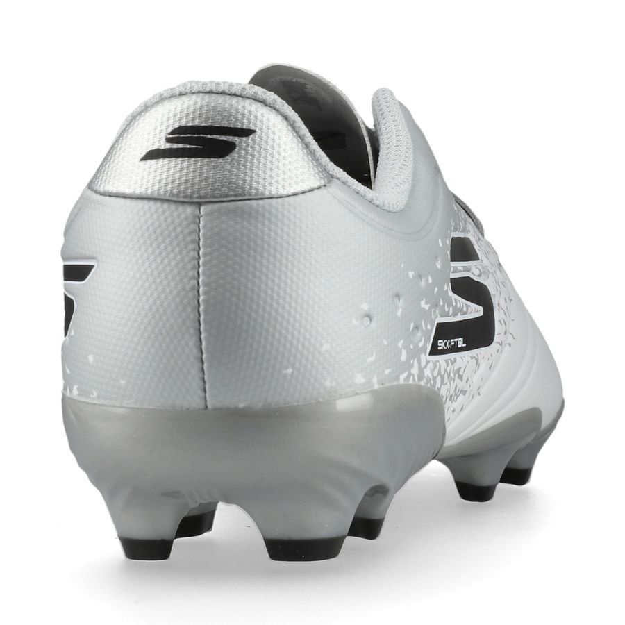 Skechers Razor 1.5 FG Electrum - Blanc/Argenté Enfant