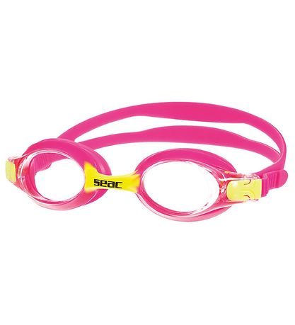 Seac Sv?mmebriller - BubBlå - Pink/Gul