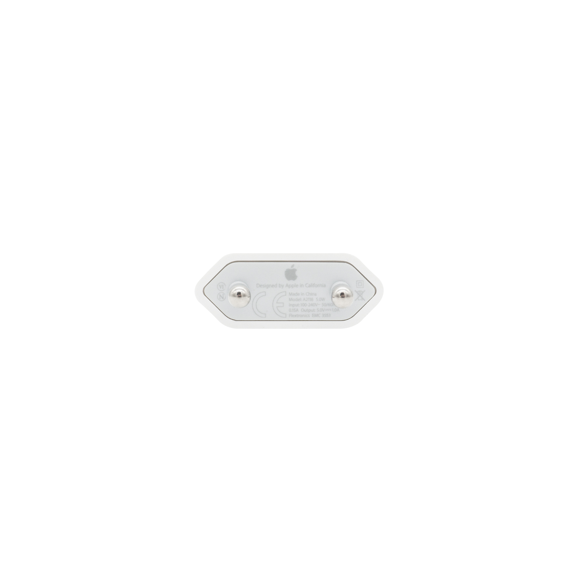 iPhone SE (2022) Ladegerät / USB Netzteil 5W A1400 MD813ZM/A - Weiss