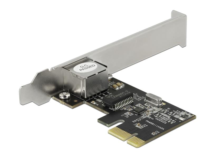 Delock Netzwerkkarte RJ45 Gigabit PCI-Express x1 Delock PCI Express x1 Karte 1 x RJ45 Gigabit LAN RTL8111