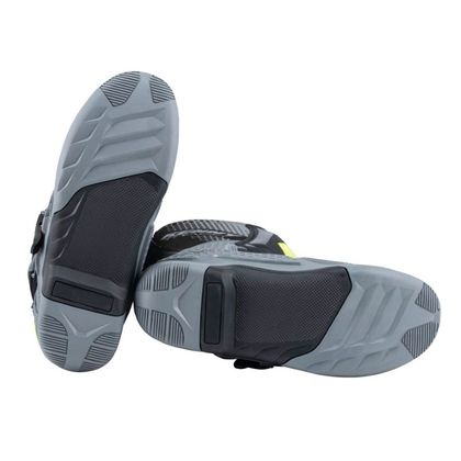 Bottes cross Kenny TRACK GREY NEON YELLOW 2024 - Gris / Jaune