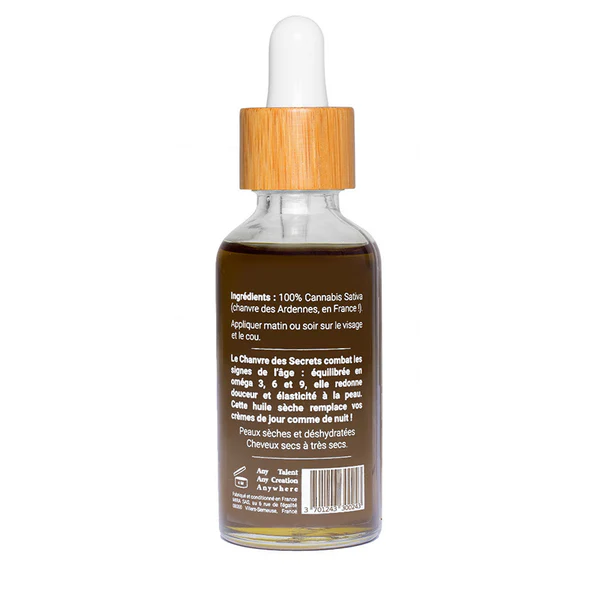Mira Huile de Chanvre Pure - Le Chanvre des Secrets 50 mL