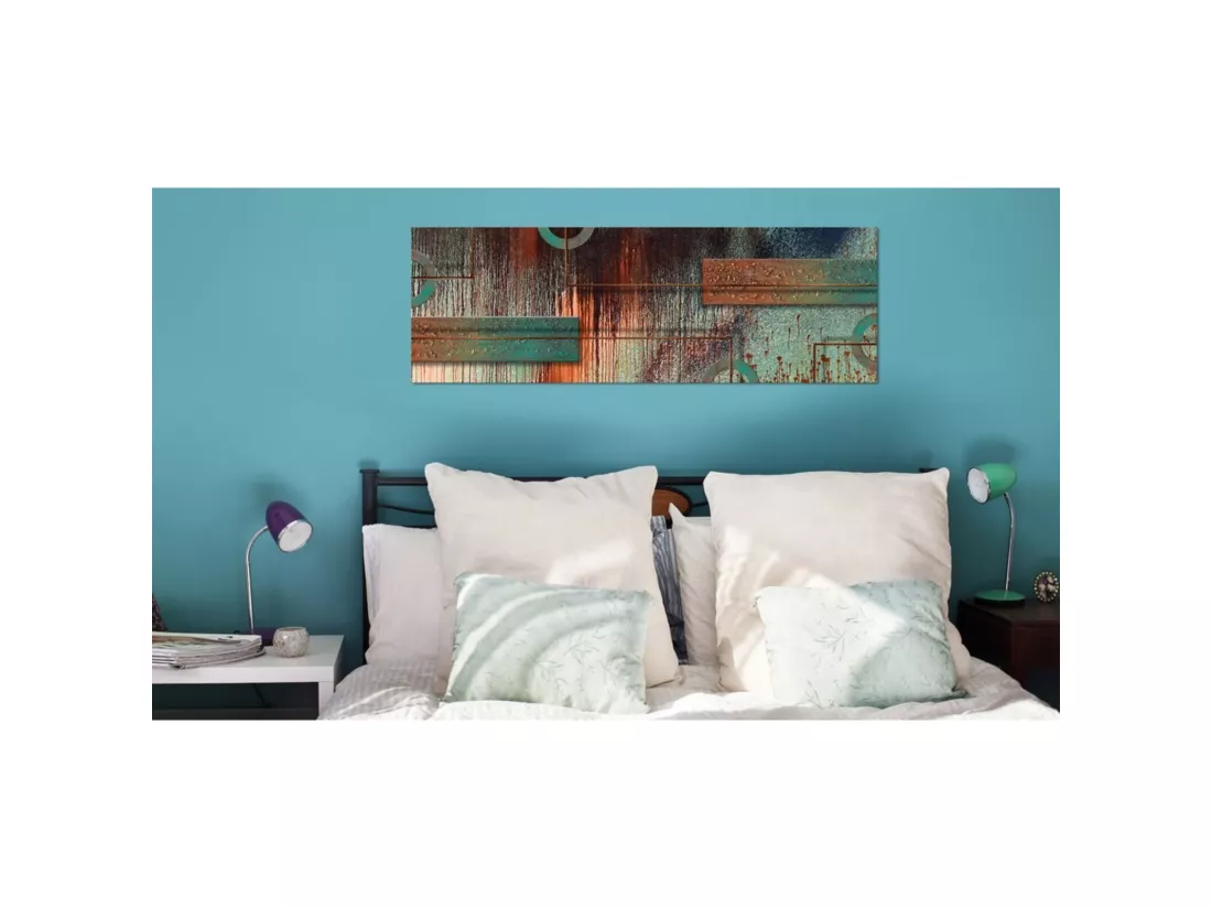 Tableau art abstrait - 120 x 40 cm