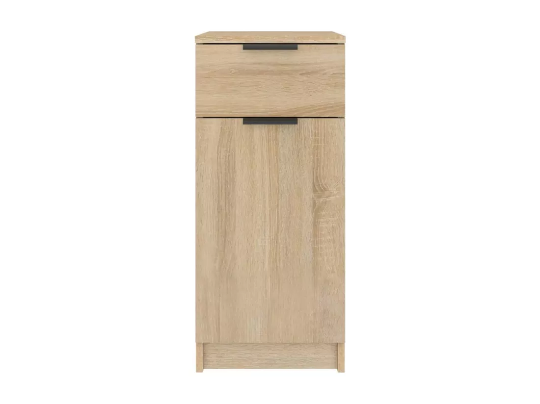 Armoire de bureau Chêne sonoma 33,5x50x75 cm Bois d'ingénierie