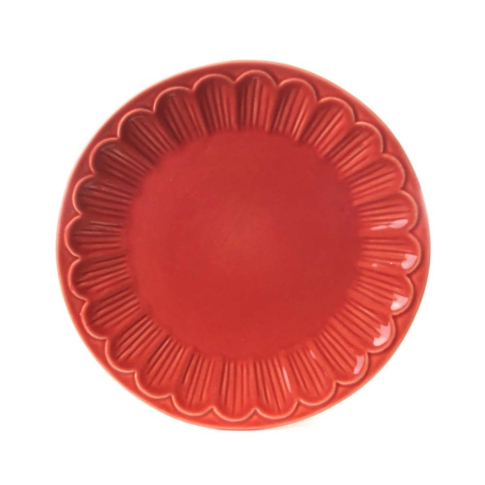 Assiette à dessert pétale corail (lot de 6) Amadeus