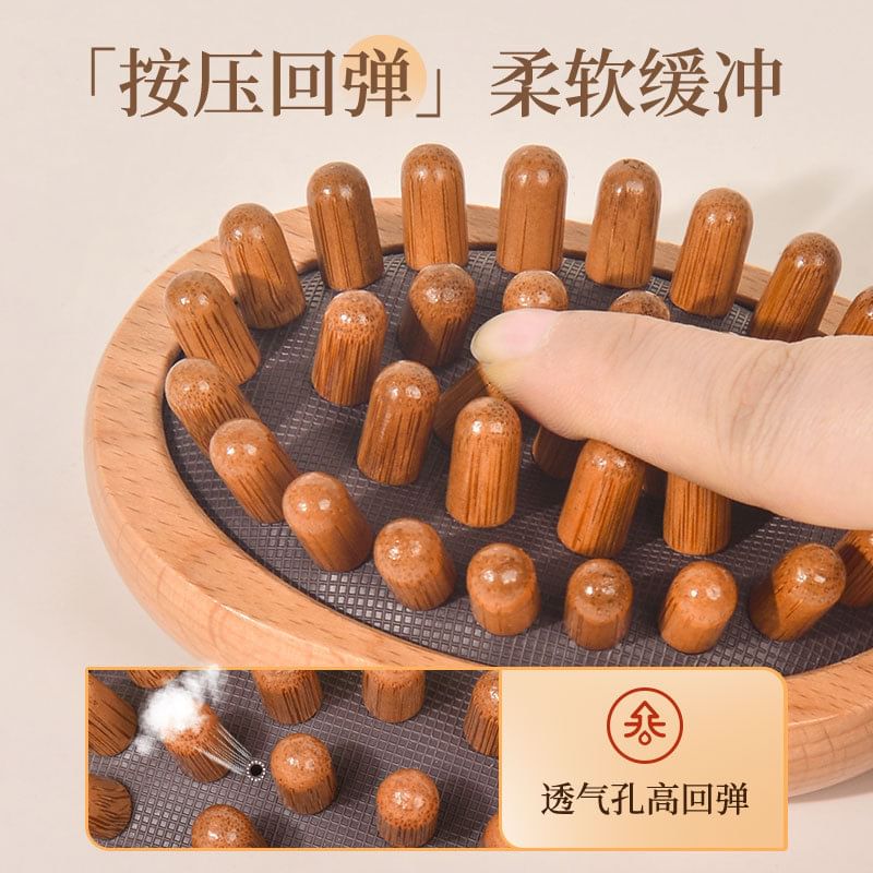Porcini - Houten Hoofdhuid Massager