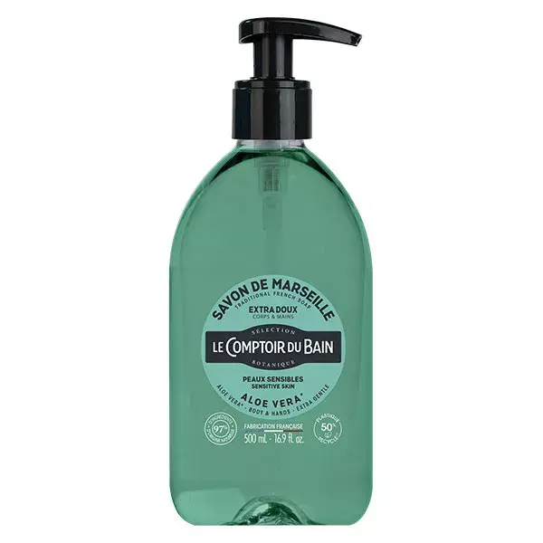 Sabonete Le Comptoir du Bain Marseille com Aloe Vera Extra Suave 500ml