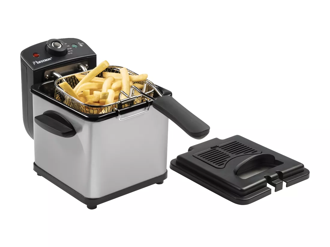 Bestron Friteuse 1.5l 1000w inox/noir - AF100S